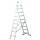 Echelle transformable 2 plans aluminium longueur pliée 294 cm -  longueur dépliée 480 cm