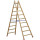 Echelle double menuiserie bois longueur 250 cm