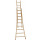 Echelle coulisse à main 2 plans bois longueur pliée 354 cm - longueur dépliée 588 cm base évasée