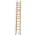 Echelle coulisse 2 plans montants bois échelons bois longueur pliée 588 cm - longueur dépliée 1030 cm avec stabilisateur