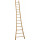 Echelle simple bois longueur 587 cm base évasée