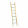 Echelle simple montants bois-échelons aluminium longueur 198 cm