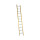 Echelle simple montants bois - échelons aluminium longueur 295 cm